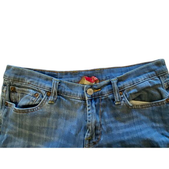 Lucky Brand Womens Blue Denim Jeans Size 6/28 Sweet N Low Crop Medium Wash - Picture 5 of 12